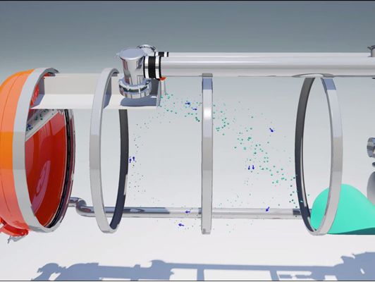Description of the KOKS CycloVac dry and wet vacuum truck with cyclone separator